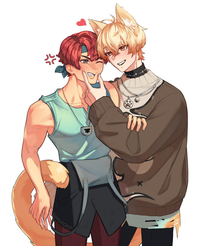 Couple halfbody